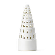 Kähler Urbania lyshus Babel hvid 22,5 cm