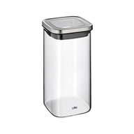 2 stk. Cilio Cube opbevaringsglas 1,35 liter