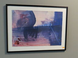 Akvarel, Gouache, signeret, JENS BIRKEMOSE