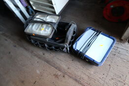 2 stk. arbejdslamper bl.a. SCANGRIP