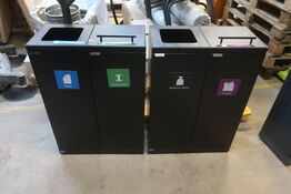 2. stk. skraldespand BICA 886 2x45L