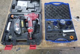 Trykluftpistol MAX HVR41G4 samt hulborsæt