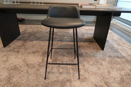 &Tradition Rely HW88 Barstol - semi anilin læder