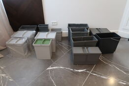 15 stk. Skraldespande til skuffer 