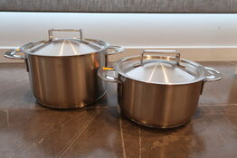 2 stk. Miele gryder med låg