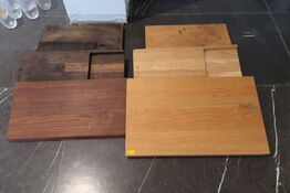 6 stk. Massive skærebrætter