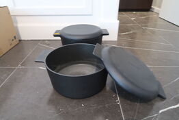 2 stk. Eva Solo Nordic Kitchen gryde sort 