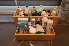 Stort parti rengøringsartikler 