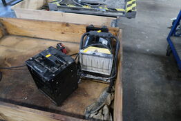 2 stk. varmeblæsere samt arbejdslampe