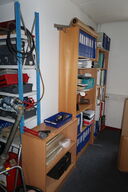 3 stk. reoler med indhold (ringbind medfølger ikke)