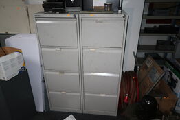 2 stk. arkivskabe