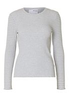 SLFAnna LS Crew Neck Tee Multistripe SELECTED FEMME Str.: XS