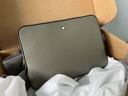 Taske MONTBLANC Mini Messenger Sartorial medium grey MB199365