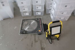 Arbejdslampe samt skæreskive MITSUTOMO