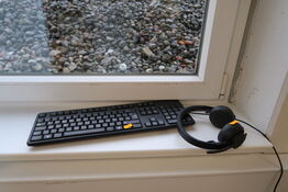 Tastatur samt headset LOGITECH