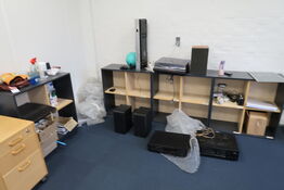 2 stk. højtalere GALE 4020, pladeafspiller, cd-afpiller ONKYO, forstærker ONKYO m.m.