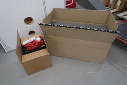 Trampolin, julepynt, pakkeemballage m.m.