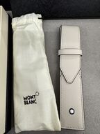 Pen Pouch læder MONTBLANC CLOUDY BEIGE