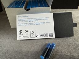 80 stk. Blækpatroner MONTBLANC UNICEF BLUE