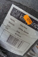 Gulvtæppe COZY-EASY Grey Ø120