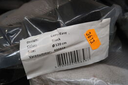 Gulvtæppe COZY-EASY Black Ø120