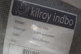 Gulvtæppe KILROY INDBO COZY-EASY Black/Brown Ø160