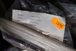 Gulvtæppe COZY-EASY Dark Purple Ø120