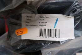 Gulvtæppe COZY-EASY Black Ø120