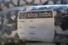 2 stk. tæpper KILROY INDBO AJA Denim Ø60
