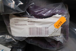 Gulvtæppe COZY-EASY Dark Purple Ø120