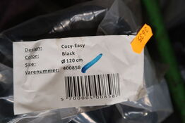 Gulvtæppe COZY-EASY Black Ø120