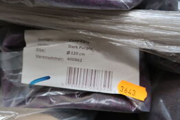 Gulvtæppe COZY-EASY Dark Purple Ø120