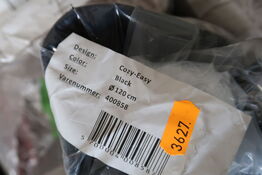 Gulvtæppe COZY-EASY Black Ø120
