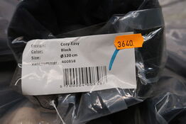 Gulvtæppe COZY-EASY Black Ø120