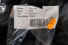 Gulvtæppe COZY-EASY Black Ø120