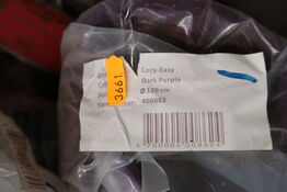 Gulvtæppe COZY-EASY Dark Purple Ø120