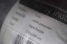 Tæppe KILROY INDBO COZY Dark Purple 190 x 290