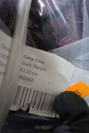 Gulvtæppe COZY-EASY Dark Purple Ø120