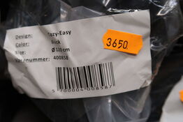 Gulvtæppe COZY-EASY Black Ø120