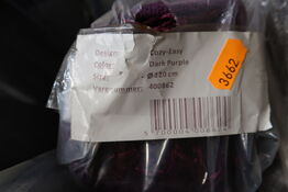 Gulvtæppe COZY-EASY Dark Purple Ø120