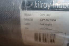 Tæppe KILROY INDBO COZY-EASY Dark Purple 190 x 290