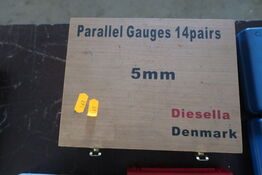 Parallelunderlag, Diesella sæt med 14 par i 5mm