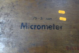 Udvendigt mikrometersæt med udskiftelige ambolte