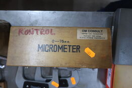 Udvendig mikrometerskruesæt