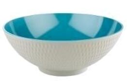 5 stk. Skål diam 325 mm grå/blå Melamin