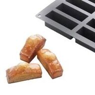11 stk. Bageform 12 mini brød retangler 1/3 GN
