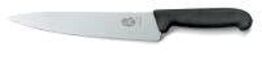 2 stk. Kokkekniv Victorinox 190 mm sort m/bølgeskær