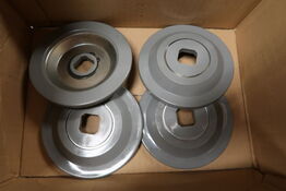 3 stk. Fenderruller til mobil reoler Cambro Camshelving Premium