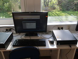 HP ProDesk | Intel i5-7500 | 8 GB | 256 GB SSD | HP 22" skærm