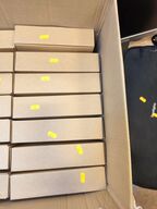 7 ks. á 10 pk. PROKORD RJ45 Cat.6A 1m kabler (ubrugt)